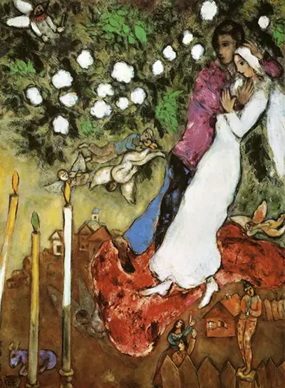 The Three Candles Marc Chagall